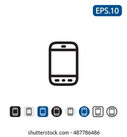 Smartphone icon. Vector illustration.