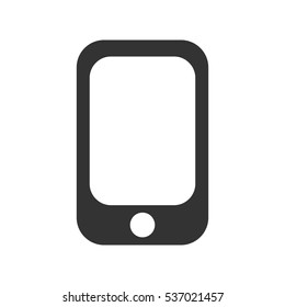 smartphone icon, vector illustration