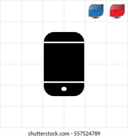 smartphone icon, vector illustration