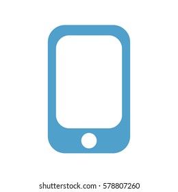 smartphone icon, vector illustration