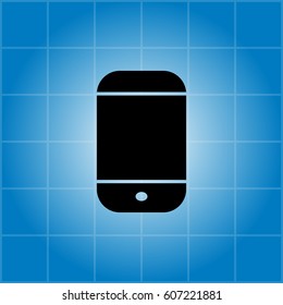 smartphone icon, vector illustration