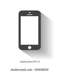 Smartphone icon vector illustration black color 