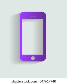 Smartphone icon vector illustration black 