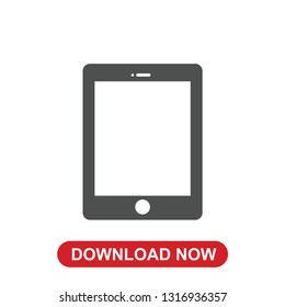 Smartphone icon vector illustration. Flat Icon Mobile Phone - Vector