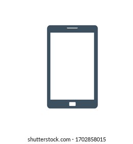 plano de ilustración vectorial de icono de smartphone