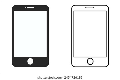 Smartphone icon, vector illustration. Flat design style. vector smartphone icon illustration. smartphone icon graphic design vector symbol.