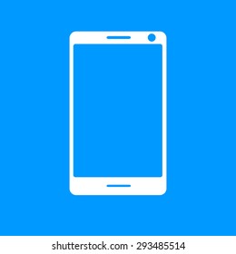 smartphone icon, vector illustration flat EPS 10