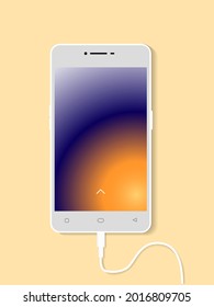 Ilustración vectorial de iconos de Smartphone. Gadget, teléfono, tecnología.