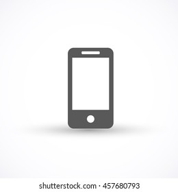 Smartphone icon, vector illustration isolated on white background. Telephone symbol for your web site design, logo, app, UI