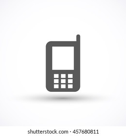 Smartphone icon, vector illustration isolated on white background. Telephone symbol for your web site design, logo, app, UI.