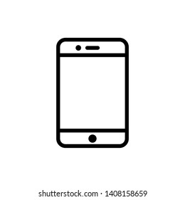 Smartphone icon vector illustration on white background