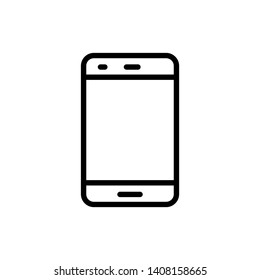 Smartphone icon vector illustration on white background