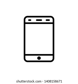 Smartphone icon vector illustration on white background