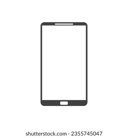 ilustración vectorial de icono de smartphone en fondo blanco