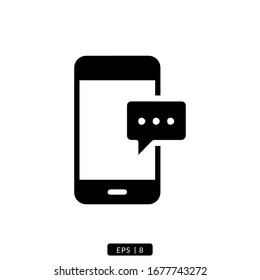 smartphone icon vector illustration simple design