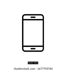 smartphone icon vector illustration simple design 