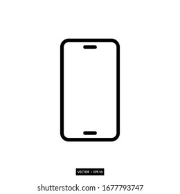 smartphone icon vector illustration simple design 