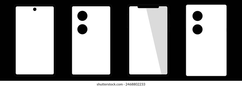 smartphone icon, vector illustration. Smart phone icon set.  Eps10. 