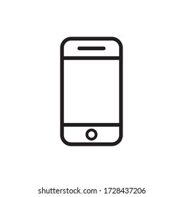 Smartphone Icon Vector Illustration Style
