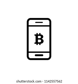 Smartphone icon vector illustration template.