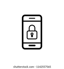 Smartphone icon vector illustration template.