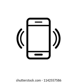 Smartphone icon vector illustration template.