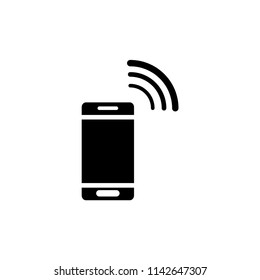 Smartphone icon vector illustration template.