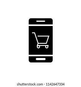 Smartphone icon vector illustration template.