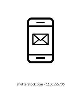 Smartphone icon vector illustration template.