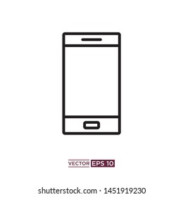 smartphone icon vector illustration template