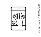 Smartphone icon vector illustration templates