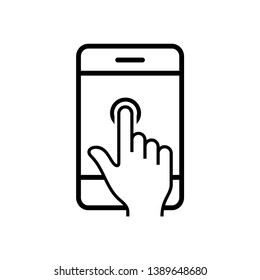 Smartphone icon vector illustration templates