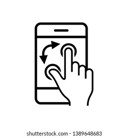 Smartphone icon vector illustration templates