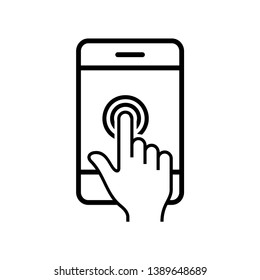 Smartphone icon vector illustration templates