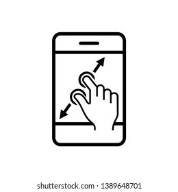 Smartphone icon vector illustration templates