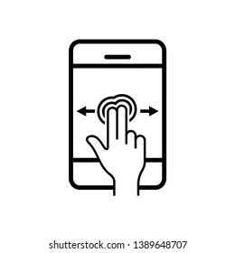 Smartphone icon vector illustration templates