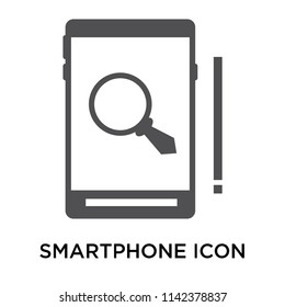 Smartphone icon vector isolated on white background for your web and mobile app design, Smartphone logo concept
