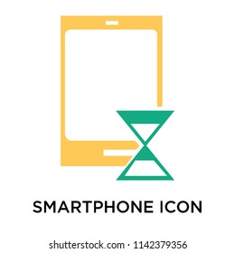 Smartphone icon vector isolated on white background for your web and mobile app design, Smartphone logo concept