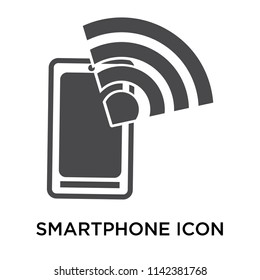 Smartphone icon vector isolated on white background for your web and mobile app design, Smartphone logo concept