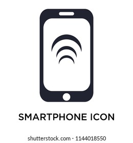 Smartphone icon vector isolated on white background for your web and mobile app design, Smartphone logo concept