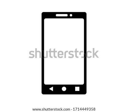 Smartphone icon vector isolated. Phone Tablet illustration. 