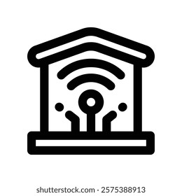 smartphone icon. vector line icon for your website, mobile, presentation, and logo design.