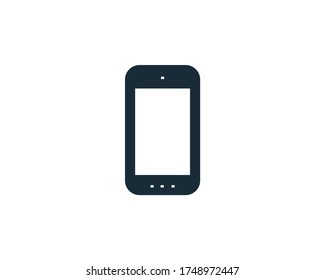 Smartphone Icon Vector Logo Template Illustration Design