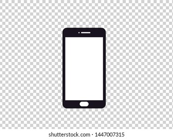 smartphone icon vector, mobile illustration, smartphone icon isolated.