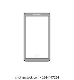 Smartphone icon vector, mobile Illustration isolated on white background
