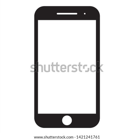 Smartphone icon vector, mobile Illustration