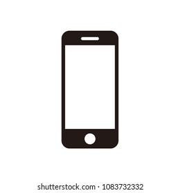 smartphone icon vector. mobile phone smartphone device gadget 