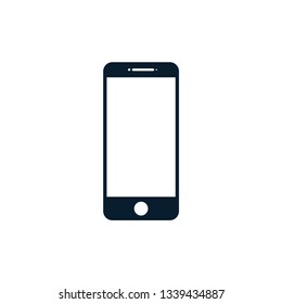 smartphone icon vector. mobile phone smartphone device gadget in smart phone style on the white background. Vector