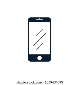 smartphone icon vector. mobile phone smartphone device gadget in smart phone style on the white background. Vector