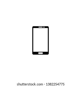 Smartphone icon vector. Mobile phone symbol. Smartphone logo illustration on white background. Flat design style.